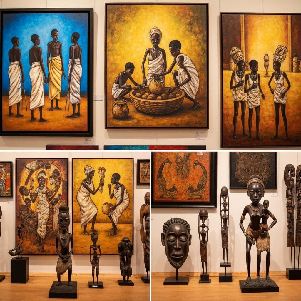 African artwork collection